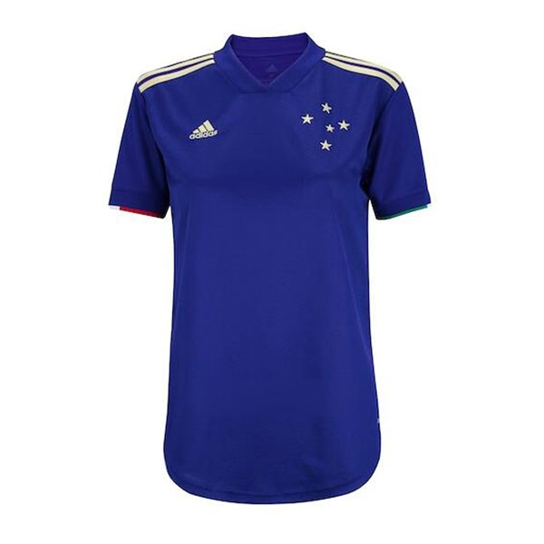 Thailande Maillot Cruzeiro Domicile Femme 2021 2022 Pas Cher